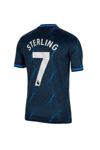 Fotbalové Dres Chelsea Raheem Sterling #7 Venkovní Oblečení 2023-24 Krátký Rukáv